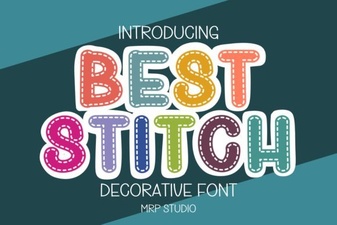 Best Stitch Font for Creative Typography Projects
