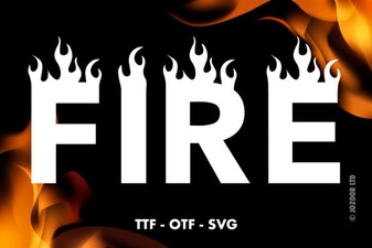 Fire Font: Bold Typography for Dynamic Designs