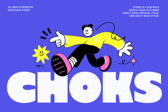 Choks Font: Creative Typography for Modern Design Projects