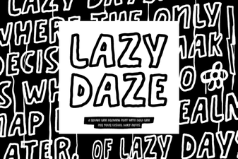 Lazy Daze Font: Creative Typography for Relaxed Design Projects