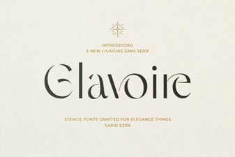 Glavoire Font: Elegant Typography for Creative Projects