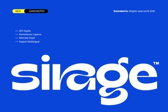 Sirage Font: Elegant Typography for Creative Projects