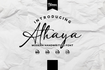 Athaya Font: Elegant Typography for Creative Projects